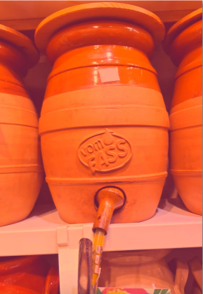 Authentic Italian Clay Oil & Vinegar Jars