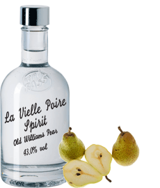 La Vieille Poire 43 % stored in wood casks