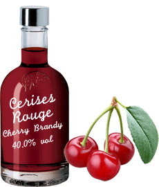 Cerises rouge, Cherry-Brandy 40 % alc