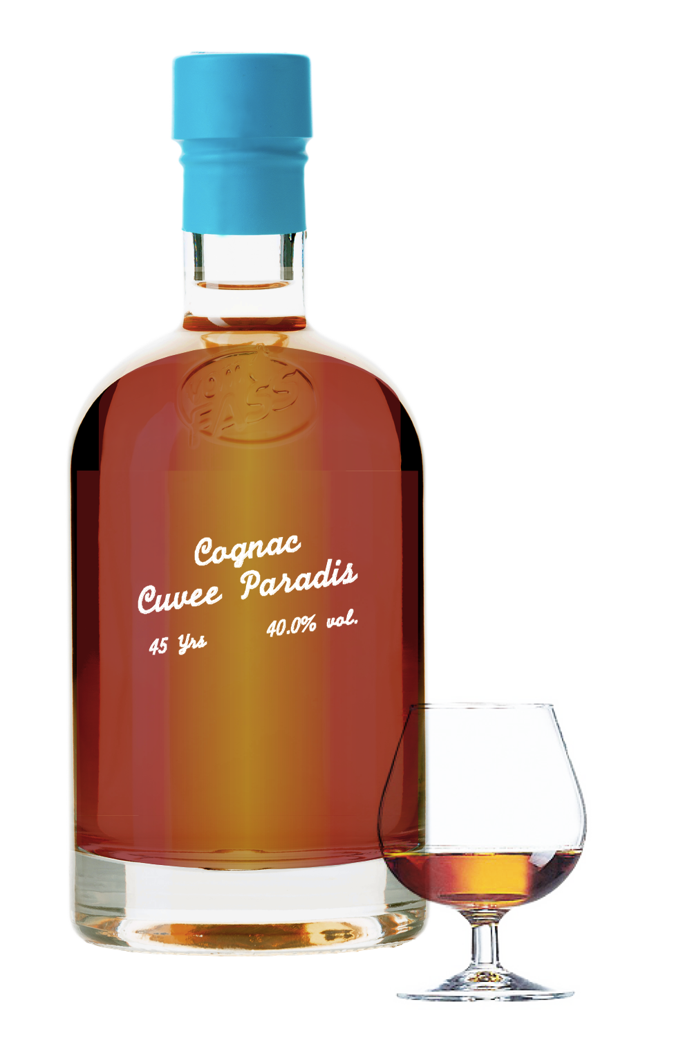 Cognac Cuvee Paradis aged 40-50 Years , X.O., Premier Cru