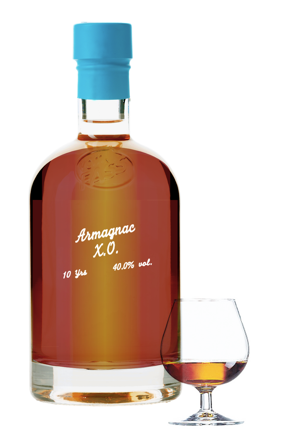 Armagnac X.O. 40 % alc. 10 years old
